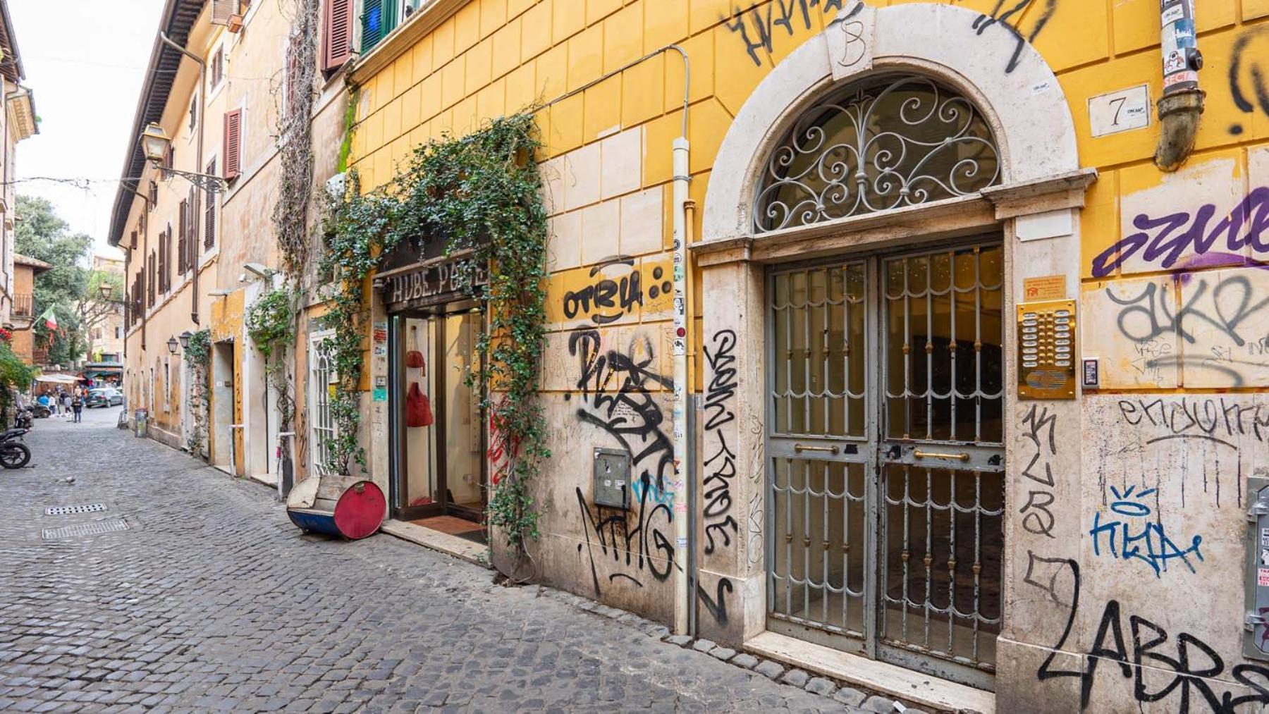 Cozy Nest With Terrace In Trastevere Rom Eksteriør billede